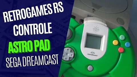 #CAÇADAGAMER CONTROLE ASTROPAD DREAMCAST