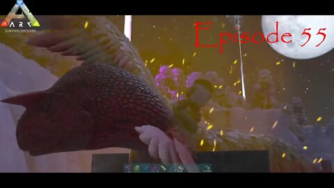 Killing an Alpha Carno ... with tranq darts? - Ark The Island [S1E55]