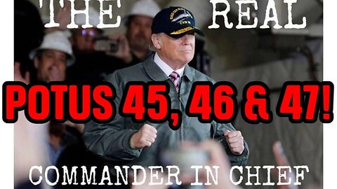 BOOM! Trump Just Truthed He's "The Real Commander-In-Chief" POTUS 45, 46 & 47!
