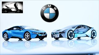 BMW Vision Efficient Dynamics VERSUS BMW i8 - Paragon Models 1/43