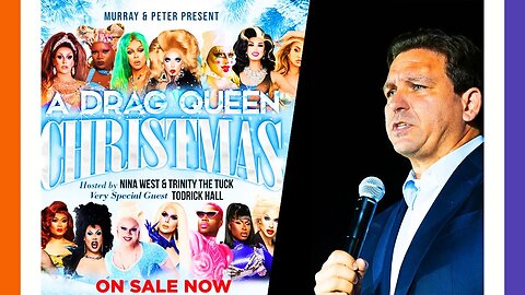 Ron DeSantis Investigating Drag Queen Christmas Tour 🟠⚪🟣 NPC Crime