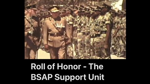 Roll of Honor - The BSAP Support Unit