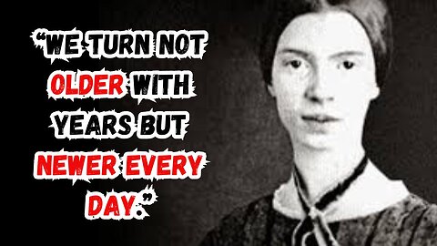 Emily Dickinson Best Motivational and Inspiring Quotes | Best Poet | Thinking Tidbits