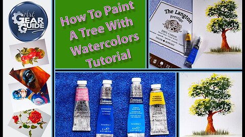 Watercolor Tutorial On How To Paint A Tree