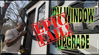 How to Replace RV Door window | March 2022 | Install