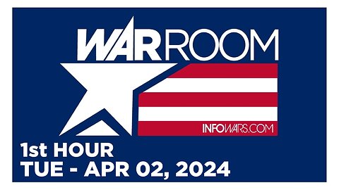 WAR ROOM [1 of 3] Tuesday 4/2/24 • YOUTUBE CENSORS TRUMP'S SPEECH IN LIVE TIME, News & Analysis