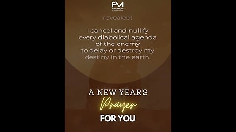 A New Year's Prayer For You