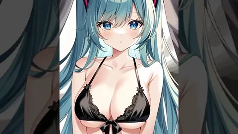 Hatsune Miku, VOCALOID, Boobs-Tilts, Big-Boobs. (初音ミク, ボーカロイド, 乳揺れ, 巨乳)[初音未來, 乳搖, 奶子]