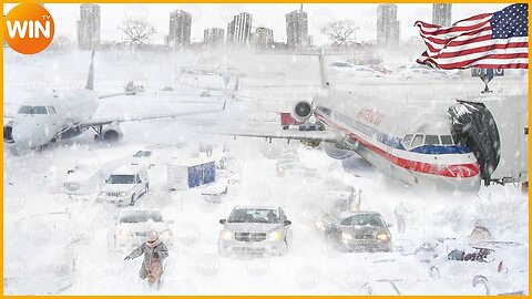 Tragedy in New Jersey, USA! Terrifying SNOW STORM hit Airports, Cars and Houses | Natural Disasters