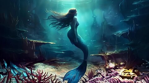 Mermaid Refuge | Soothing Mermaid Music for Sleep | Underwater Ambience