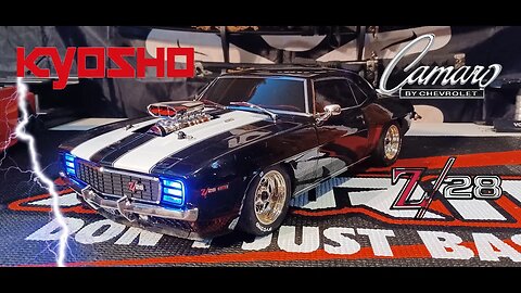 Kyosho Fazer MK2 1969 Chevy Camaro Z 28 Brushless Unboxing and Drive