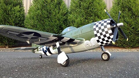 Maiden Flight Only - E-flite P-47 Thunderbolt with Flaps & Retracts Installed