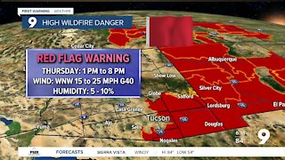 Red Flag Warnings return to southeastern Arizona