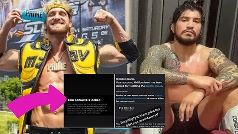 Dillon Danis Twitter X Locked After Logan Paul Tweets