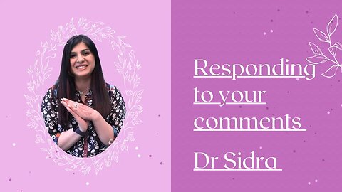 Responding to your comments | Should you drink vitamin water | Dr Sidra