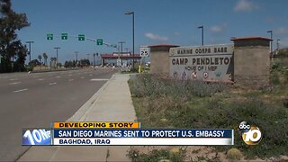 San Diego Marines sent to protect U.S. embassy