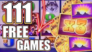 I BROKE My RECORD | My Biggest HANDPAY JACKPOT Ever on High Limit Buffalo Deluxe - 111 Free Games!