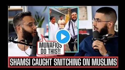 @SPFILES presents : Shamsi Caught Snitching On #Muslims #Speakerscorner