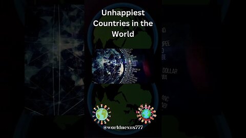 Unhappiest Countries in the World | #viral #trending #youtubeshorts #trendingshorts #unhappiness