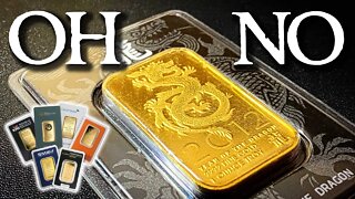 Gold Bars in Assay Cards - THE NIGHTMARE CONTINUES