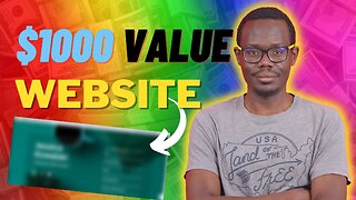 HOW TO MAKE A $1000 VALUE WEBSITE FOR FREE IN 15 MINUTES - Affiliate Marketing For Beginners