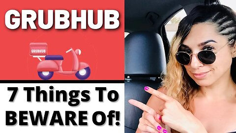 Grubhub Driver Ride Along Food Delivery Driver | 7 Things to BEWARE of Before GrubHubing