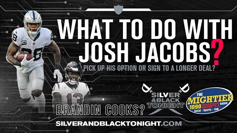 Raiders: What To Do About Josh Jacobs