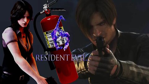OW!!! FIRE EXTINGUISHERS HURT!!!|Resident Evil 6 (Leon + Helena) Part-2