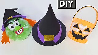 DIY - How to Make Sustainable Halloween Souvenirs with Pet Bottles!