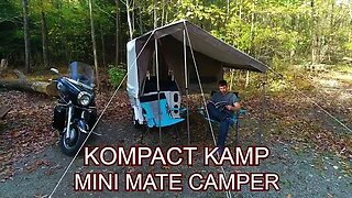 The Mini Mate Motorcycle Camper by Kompact Kamp Trailers