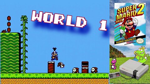 Super Mario Bros. 2 (Nintendo Entertainment System) World 1