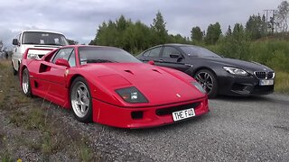 Tribute to Ferari F40 as an everyday driver because recent events in Monaco. Monaco, Sweden and USA!