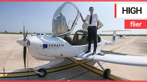 A British teenager has become the UK's youngest qualified commercial pilot