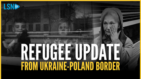 WATCH: Thousands of Ukrainian families and refugees arrive in Poland