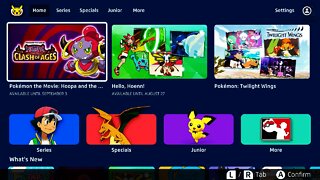 Pokemon TV Nintendo Switch App Full Tour!