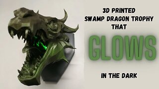 Skyrim Swamp Dragon glowing trophy