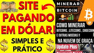 BORA LA NOVA MINERADORA PAGANDO NO FREE 2022 / TUTORIAL ENSINANDO A USAR O SITE