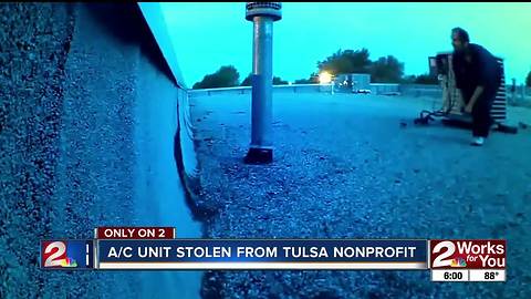 Non-profit's AC stolen for fourth time