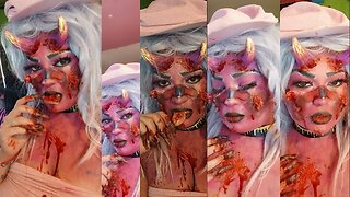 Pink Devil SFXMakeup Tutorial