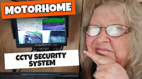 Motorhome 12v CCTV SECURITY SYSTEM with FOUR CAMERAS! #vanlife