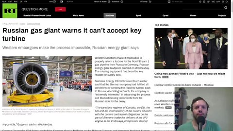 Western sanctions prevent gas turbine from being sent to Russia