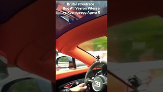 🤯 Koenigsegg Agera R vs Bugatti Veyron Vitrsse W16 1200 HP best streetrace in the world? 361 km/h d