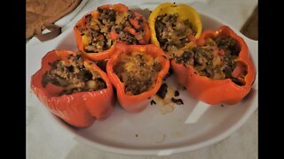 Stuffed Pepper Recipe *Dinner Ideas *Family of 5 *Mom Life