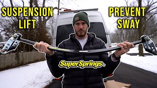 Installing SuperSprings on Our Sprinter Van - I wish we did this sooner!