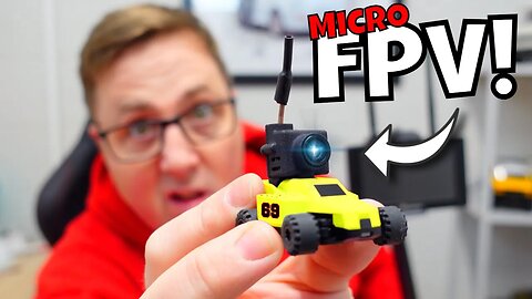 Micro FPV RC Car [Spy Camera!] So Much Fun!