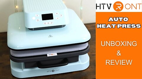 HTVRONT Summer Party! - Unboxing and Auto Heat Press Review!