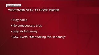 Gov. Tony Evers announces 'Safer at Home' order coming Tuesday