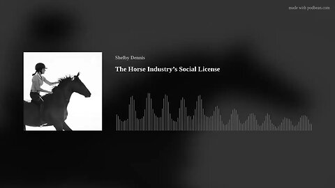 The Horse Industry’s Social License