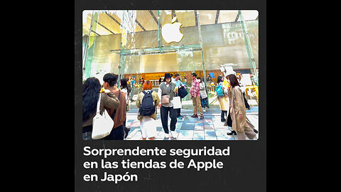 Apple Store de Japón no amarra sus teléfonos con cables de seguridad