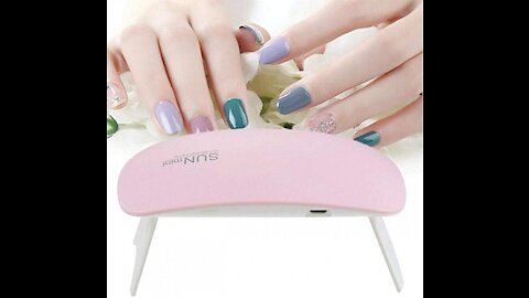 ASATR Mini portable LED Nail Dryer - get from Eishops.com